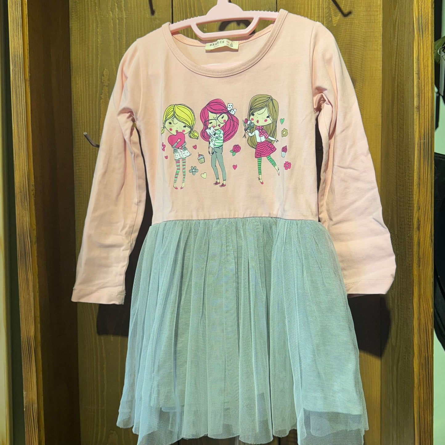 Breeze Girls Pembe Elbise 4 Yaş